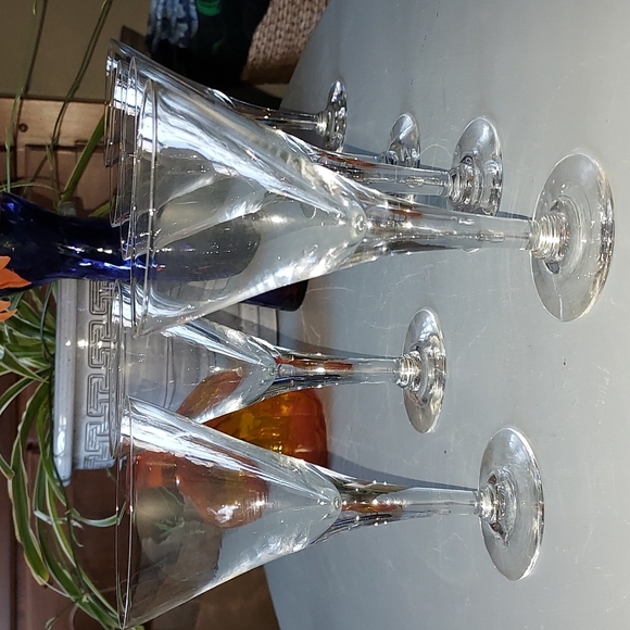 Antique hand-blown primitive cocktail glasses martini glasss 🍸 - Picture 5 of 14